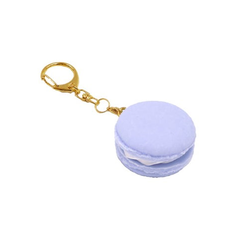 Macaron (bleu) Porte-clés