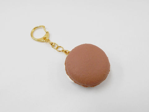 Macaron (chocolat) Porte-clés 