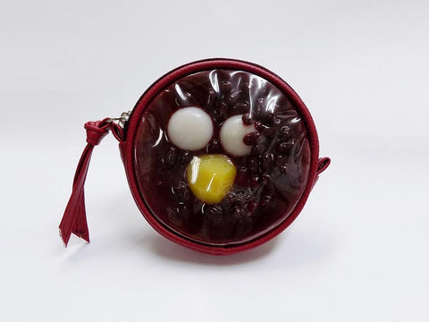 Zenzai (Sweet Red Bean Soup) Circular Purse