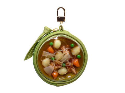 Nikujaga (Beef & Potato Stew) Circular Purse Ver. 2 - Green