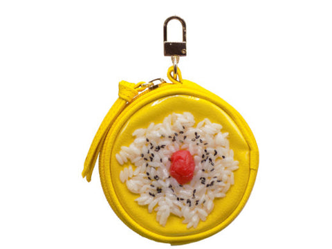 Umeboshi (Pickled Plum) Rice Circular Purse Ver. 2 - Yellow