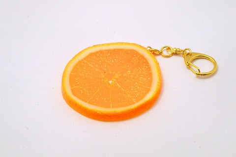Tranche d'orange Porte-clés 