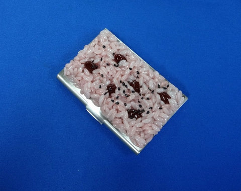 Sekihan (riz aux haricots rouges) Porte cartes de visite