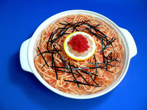 Spaghetti avec Mentaiko (sauce Œufs de Goberge de l'Alaska) Réplique