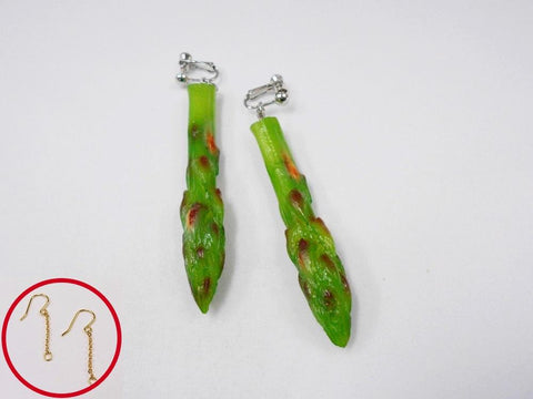Asparagus Pierced Earrings