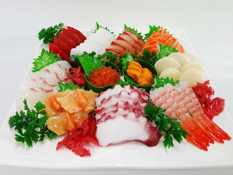 Assorted Sashimi (Raw Fish) Replica