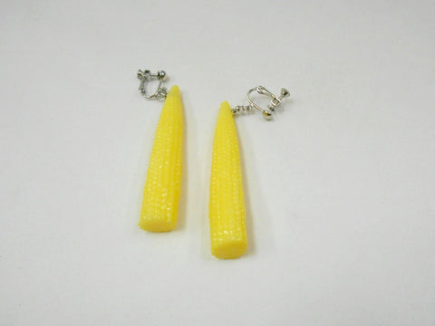 Baby Corn Clip-On Earrings