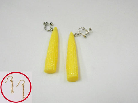 Baby Corn Pierced Earrings