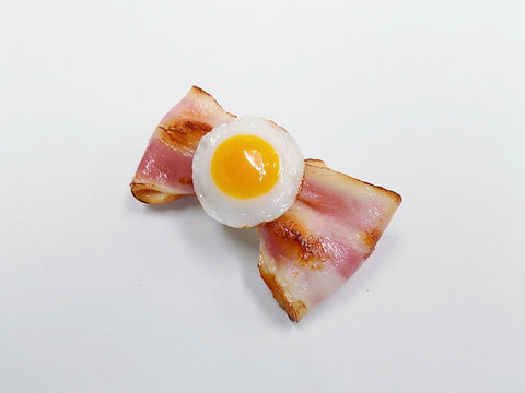Bacon & Egg (large) Hair Clip