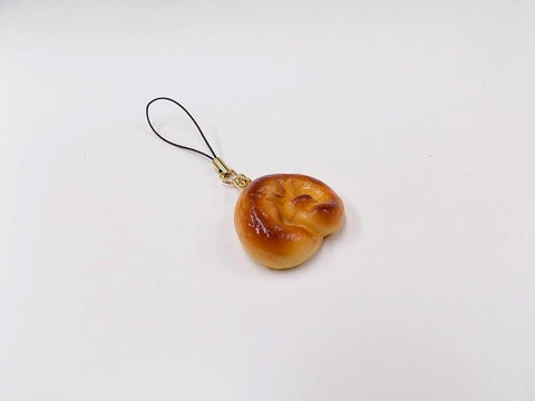 Bread (round) Cell Phone Charm/Zipper Pull