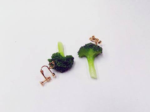 Broccoli (small) Clip-On Earrings