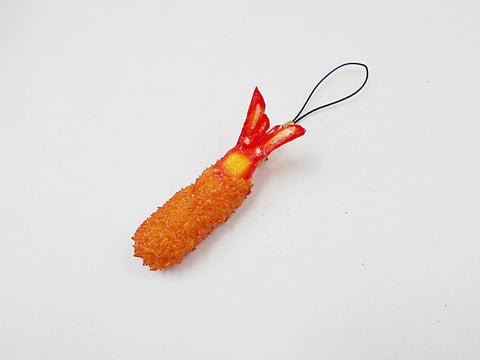 Crevette frite (mini) Bijou/fermeture éclair pour téléphone portable