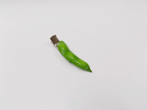 Green Soybean Hair Clip