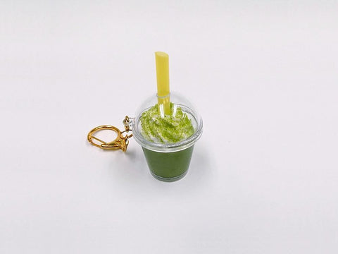 Green Tea (Matcha) with Whipped Cream (mini) Keychain