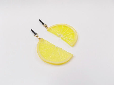 Lemon Slice (half-size) Headphone Jack Plug