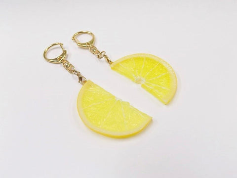 Lemon Slice (half-size) Keychain