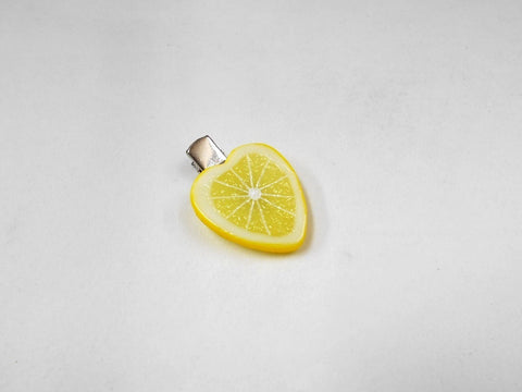 Lemon Slice (Heart-Shaped) Hair Clip