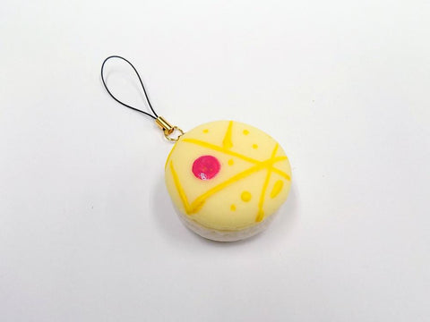 Macaron (light yellow) Cell Phone Charm/Zipper Pull