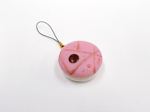 Macaron (misty pink) Cell Phone Charm/Zipper Pull