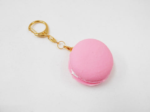 Macaron (rose) Porte-clés 