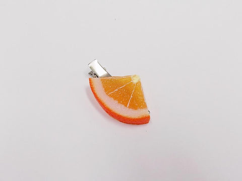 Orange Slice (quarter-size) Hair Clip