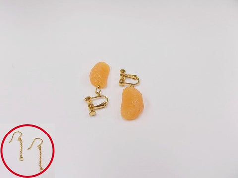 Orange (small) Pierced Earrings
