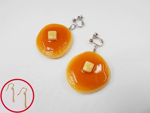Pancake Pierced Earrings