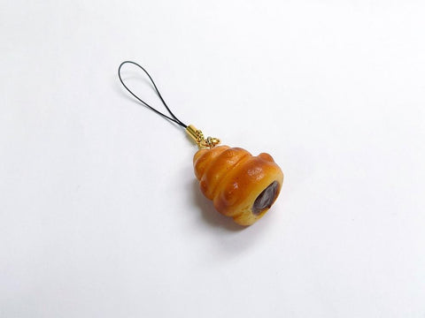 Pastry (Chocolate Cream-Filled) Cell Phone Charm/Zipper Pull