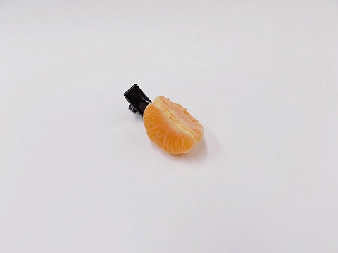 Peeled Orange (quarter-size) Hair Clip