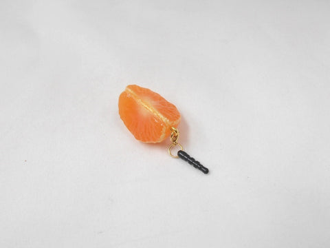 Peeled Orange (quarter-size) Headphone Jack Plug