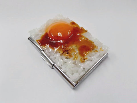 Raw Egg & Rice Business Card Case