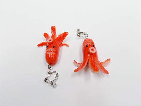 Sausage (Octopus-Shaped) Clip-On Earrings