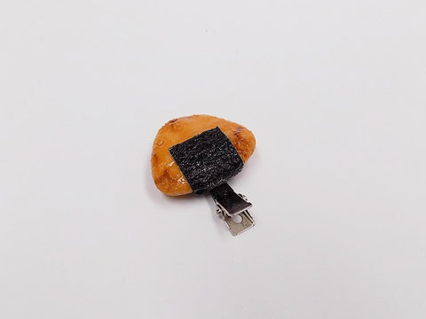 Senbei (Japanese Cracker) with Seaweed (small) Hair Clip