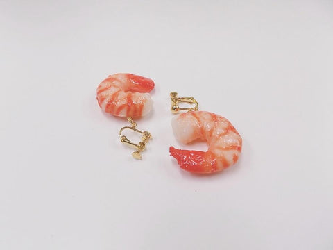 Shrimp (small) Clip-On Earrings