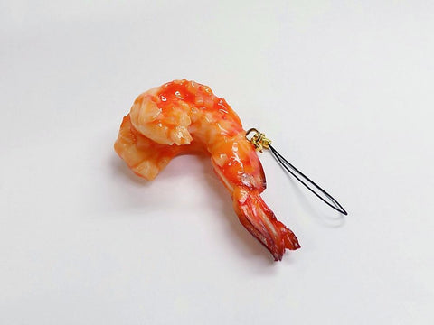Stir-Fried Shrimp with Chili Sauce Cell Phone Charm/Zipper Pull