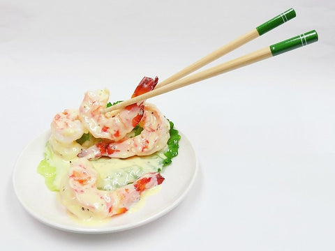 Stir-Fried Shrimp with Mayonnaise & Chopsticks Smartphone Stand