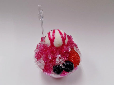 Strawberry Kakigori (Snow Cone/Shaved Ice) Small Size Replica