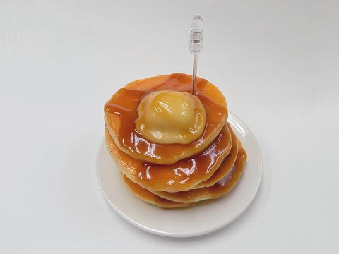 Tower of Pancakes with Butter & Maple Syrup Small Size Replica