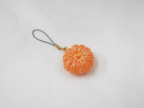 Whole Peeled Orange (small) Cell Phone Charm/Zipper Pull